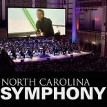 Photo of Star Wars playing during Symphony performance 