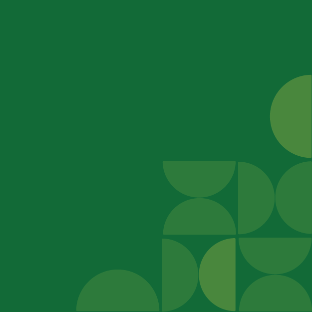 Dark green image with semi-circle stacked pattern.