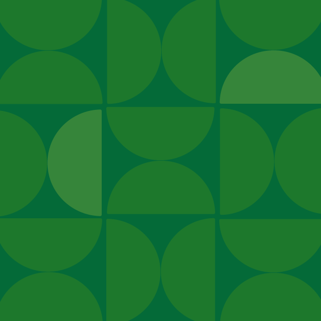 Dark green image with semi-circle stacked pattern.