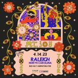 colorful cover art photo for MT. JOY 4/14/23 in raleigh