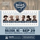 artwork for the 2023 raleigh blues festival