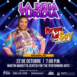 2023 tour artwork for la India yurida