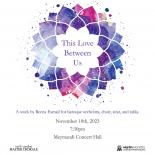 2023 artwork for NC Master Chorale This Love Between Us