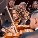 Photo of violin section
