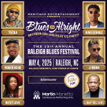 Artwork for the 13th Annual Raleigh Blues Festival