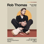 2025 Rob Thomas The All Night Days Tour Art