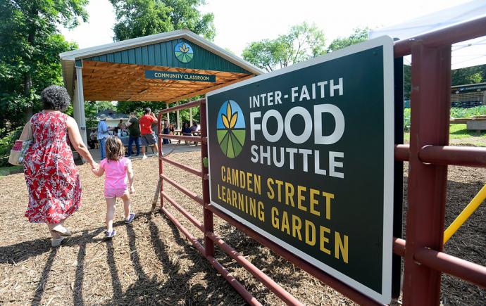Photo: The Inter-Faith Food Shuttle's Camden Street Learning Garden