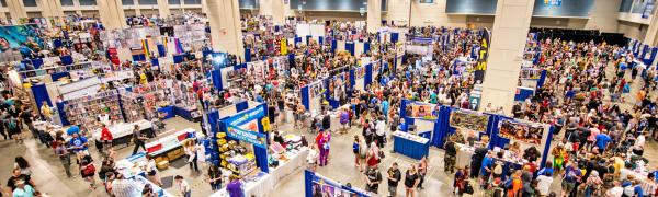 Exhibit Hall full of exhibitors and attendees